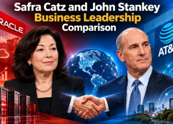 Safra Catz and John Stankey business leadership comparison