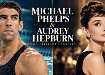 Michael Phelps and Audrey Hepburn